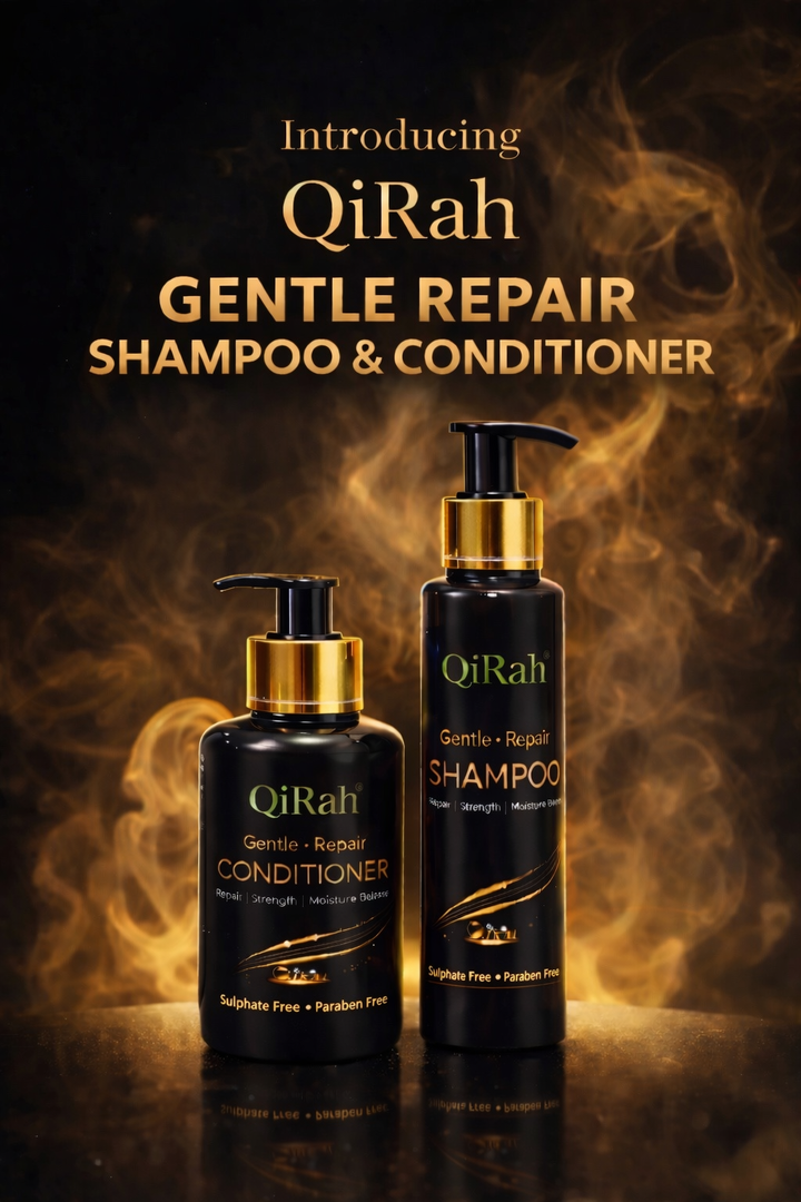 QiRah Gentle Repair Shampoo + Conditioner (200 ml Each)