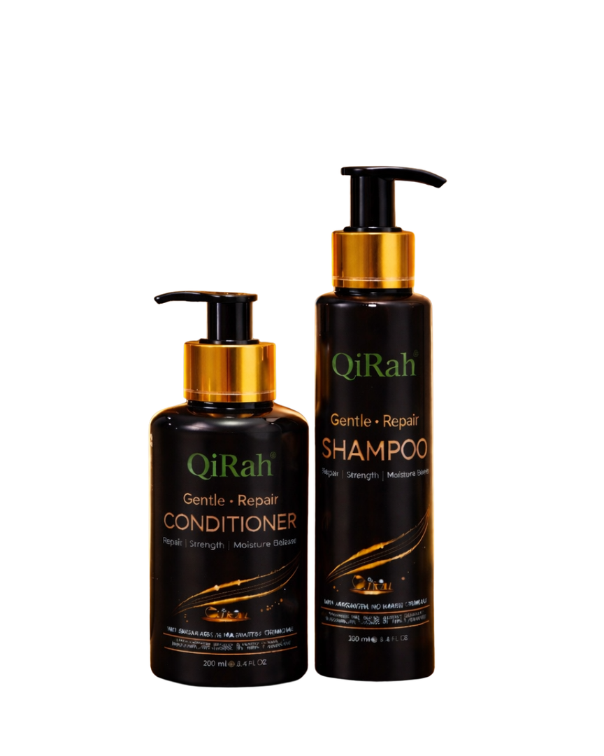 QiRah Gentle Repair Shampoo + Conditioner (200 ml Each)