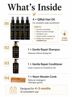 Load image into Gallery viewer, QiRah Complete Hair Repair System (4 to 5 Months Repair Plan)