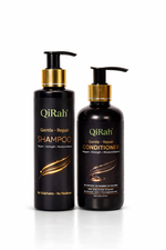 Load image into Gallery viewer, QiRah Gentle Repair Shampoo + Conditioner (200 ml Each)